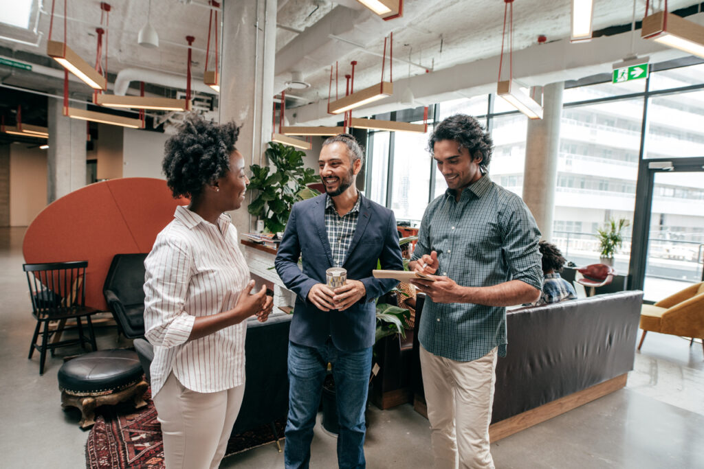 Business people networking communication