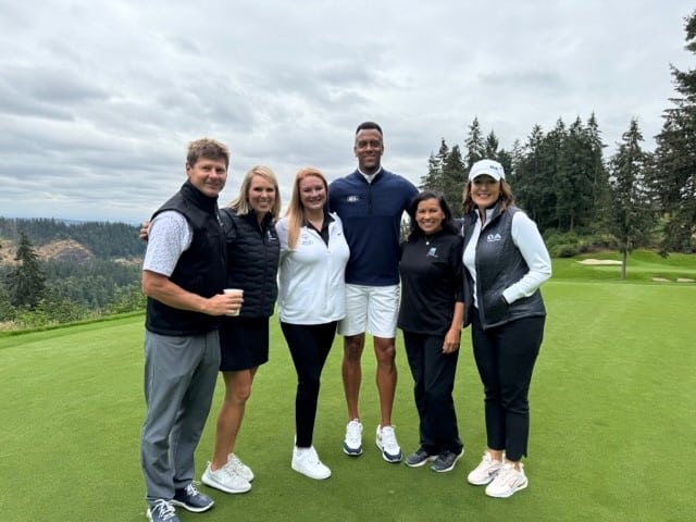 Group at the 2024 Oregon Charity Championship golf tournament